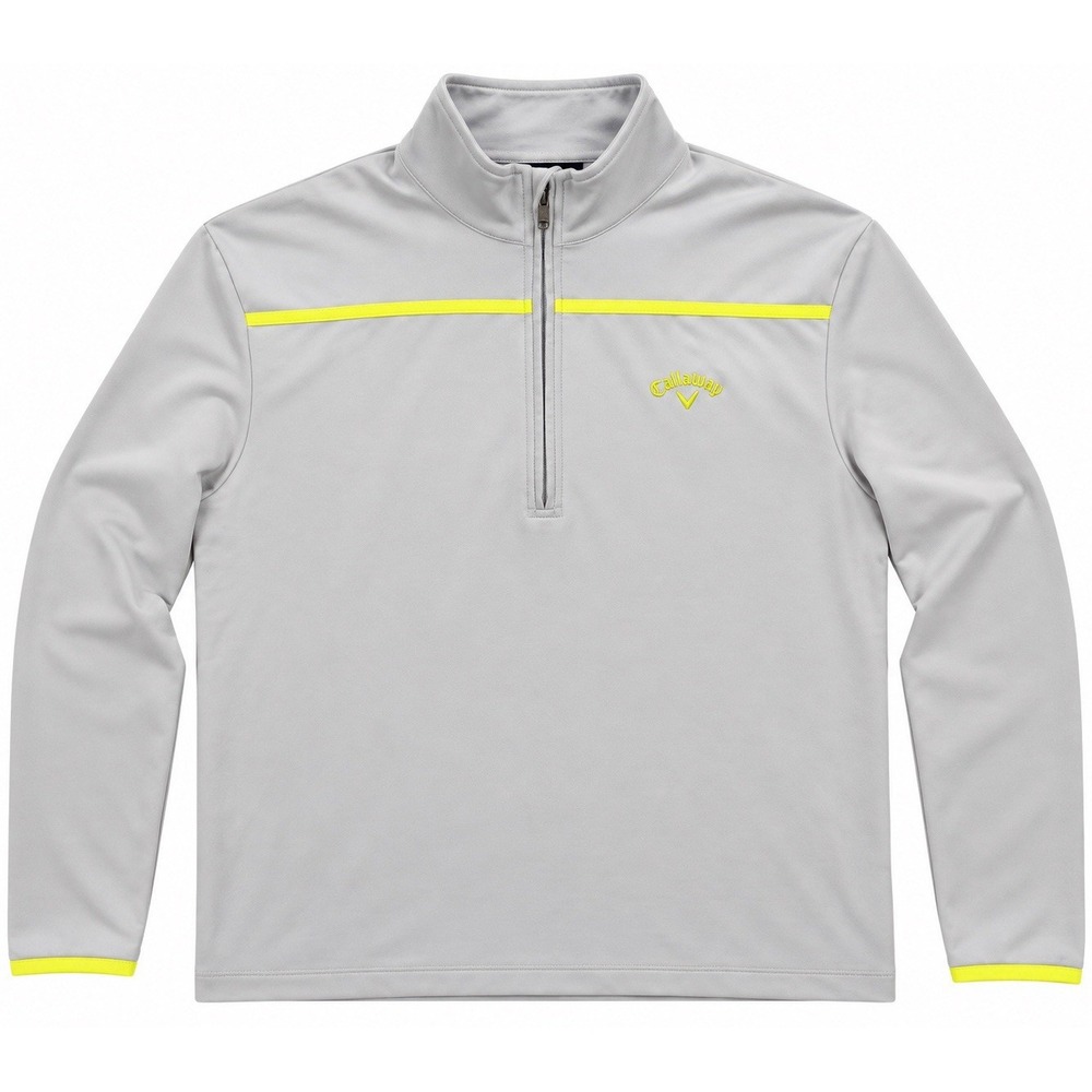 Callaway Weather Series 1/4 Zip Pullover Mens M Gray Golf Stretch Performance